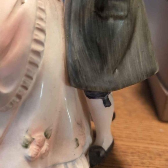 Vintage Price Imports Colonial Couple Dancing Music Box Plays "Somewhere my Love - Picture 4 of 6